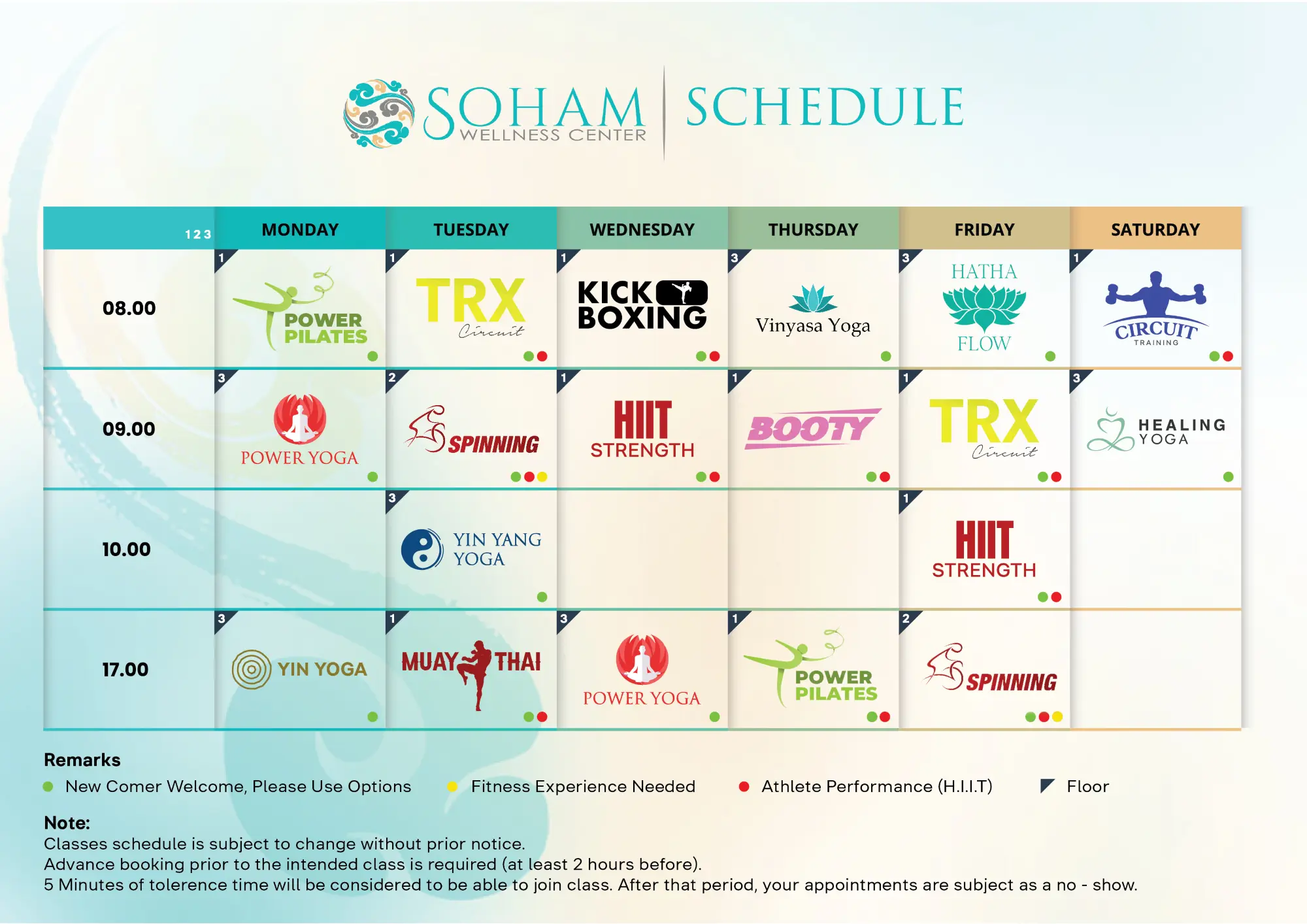 Soham Schedule Description October 2025